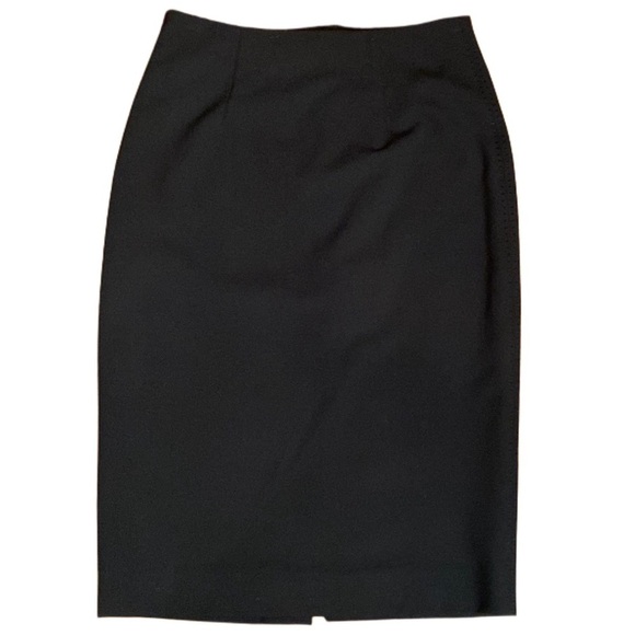 REBECCA TAYLOR BLACK pencil skirt size 2 - Picture 1 of 10